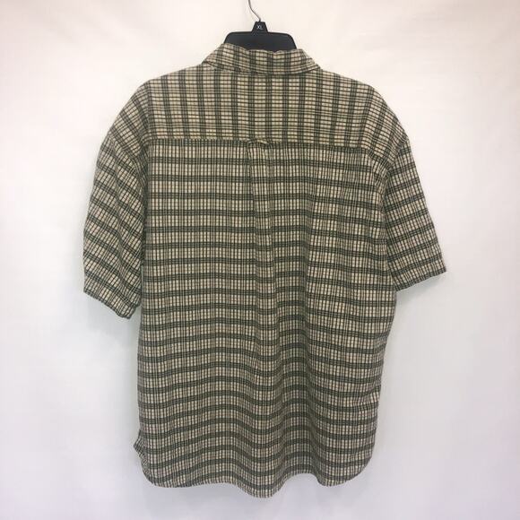 Arizona Jeans Co. Button Up Adult XL Multicolor Mens Short Sleeve Cotton Shirt - Picture 2 of 10